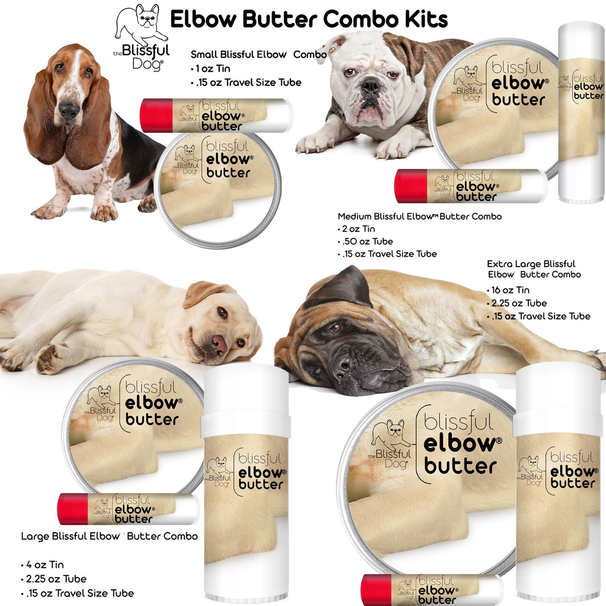 Blissful Elbow® Butter for Dog Elbow Calluses