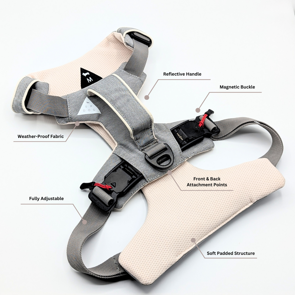 Magnetic Easy-On Dog Harness with Handle
