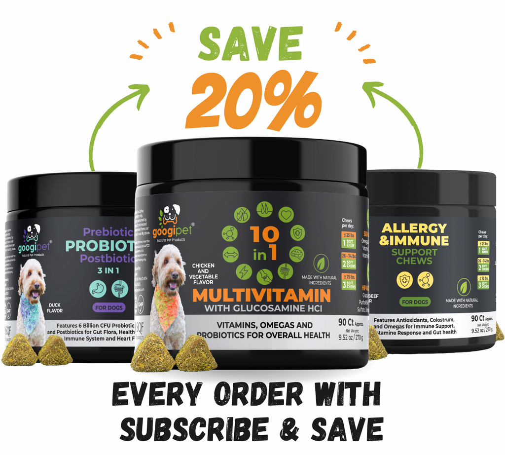 Googipet 10-in-1 Multivitamin Chews for Dogs (Chicken)